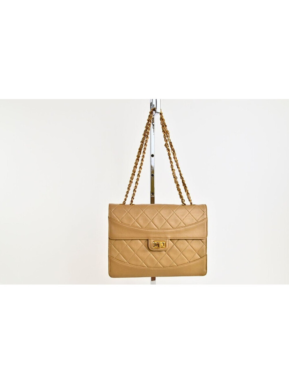 Chanel 2.55 Lambskin chain Shoulder Beige